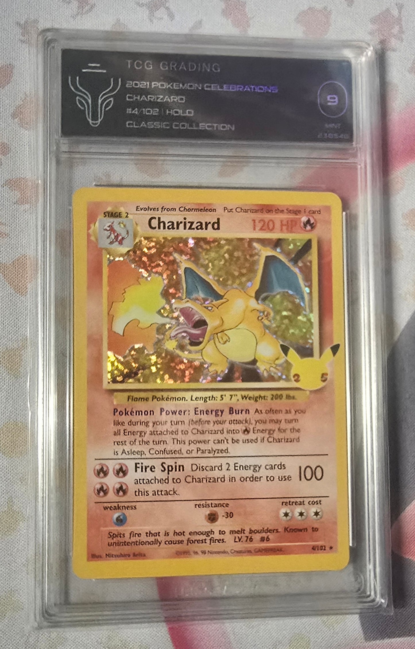 TCG 9 Charizard Celebrations